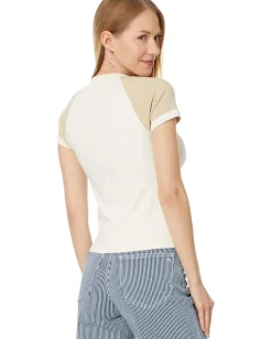 Women Madewell Raglan-Sleeve Baby Tee