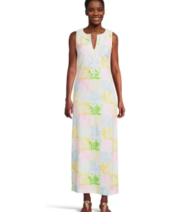 Lilly Pulitzer Raina Maxi Dress Multi Via Sunny Sunflowers Discount