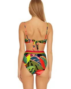 Trina Turk Rainforest Ring Halter Multi Online