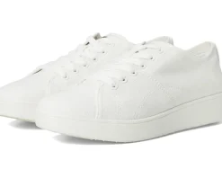 FitFlop Rally Canvas Sneakers Urban White Clearance