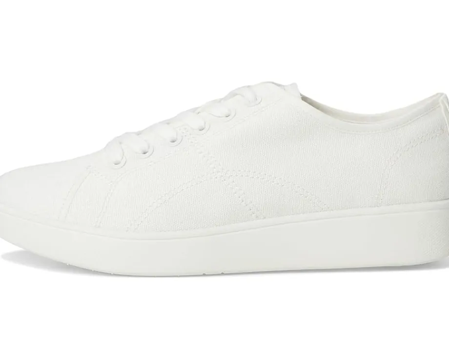 FitFlop Rally Canvas Sneakers Urban White Clearance