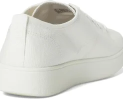 FitFlop Rally Canvas Sneakers Urban White Clearance