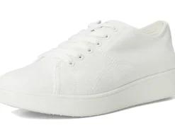 FitFlop Rally Canvas Sneakers Urban White Clearance