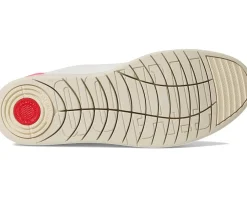 Women FitFlop Rally Neon-Pop Leather Sneakers