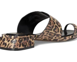 Vince Camuto Ranista Buckle Band Sandals Black/Natural Outlet