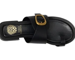 Vince Camuto Ranista Buckle Band Sandals Black Clearance