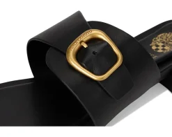 Vince Camuto Ranista Buckle Band Sandals Black Clearance