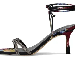 Nine West Raqchel Black Scattered Rose Multi Best