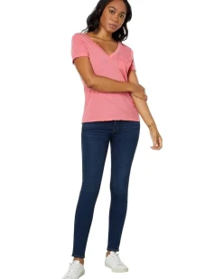 Women Chaser Recycled Vintage Jersey Rolled Sleeve Pocket Tee