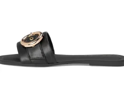 Steve Madden Reef Black Leather Clearance