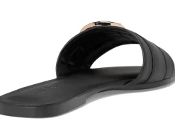 Steve Madden Reef Black Leather Clearance