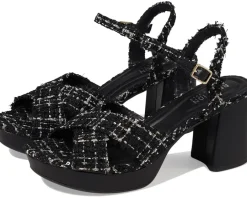 Kenneth Cole Reaction Reeva Platform Black Fabric Hot