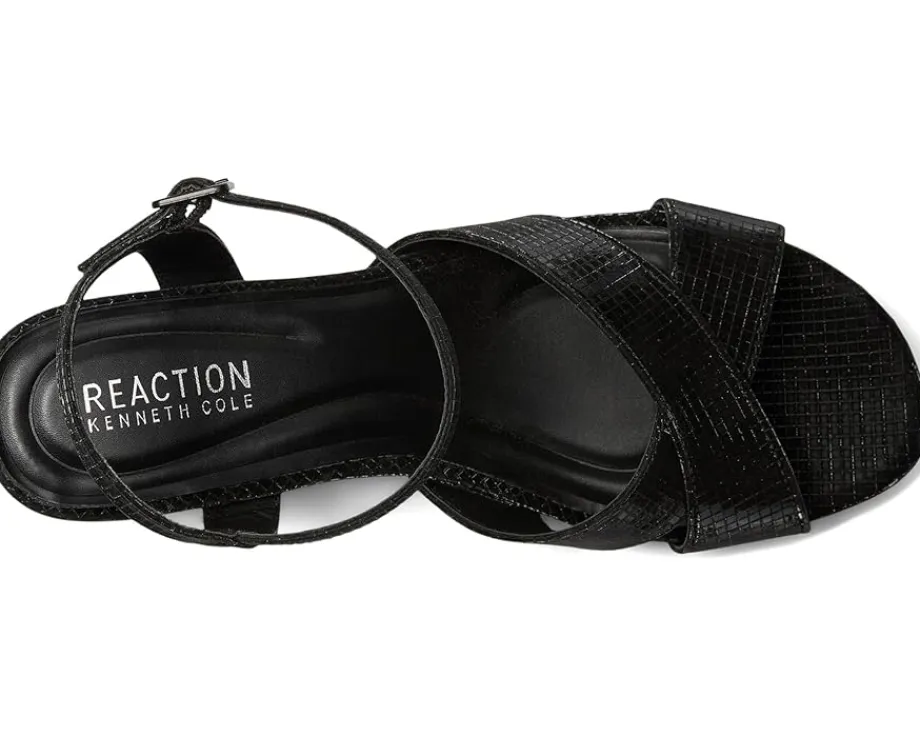 Kenneth Cole Reaction Reeva Platform Black Grid Metallic Online