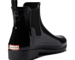 Hunter Refined Chelsea Gloss Black Clearance