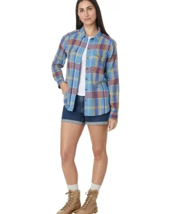 Women Toad&Co Re-Form Flannel Long Sleeve Shirt