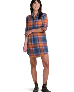 Toad&Co Re-Form Popover Long Sleeve Dress Ink Ombre Hot