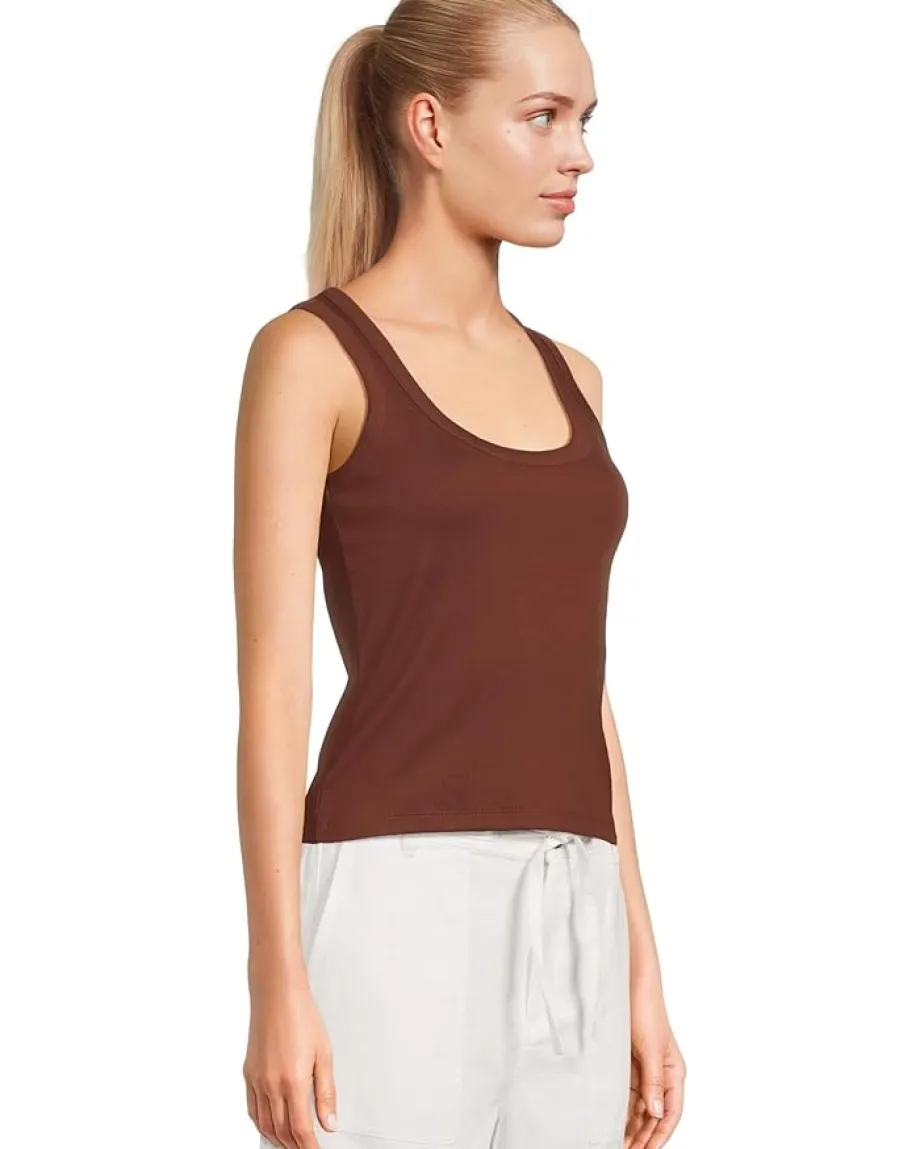 Women Madewell (Re)Generative Cotton Ribbed Scoopneck Tank