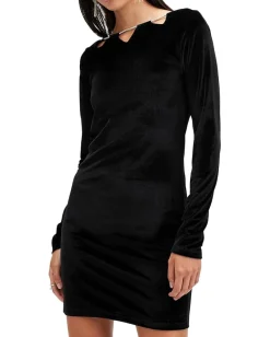 Women AllSaints Regina Velvet Dress