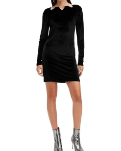 Women AllSaints Regina Velvet Dress