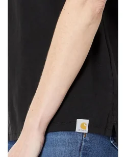 Women Carhartt Relaxed Fit Lightweight Short Sleeve V-Neck T-Shirt