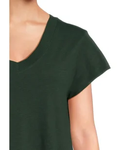 Women Lilla P Relaxed Short Sleeve V-Neck Tee