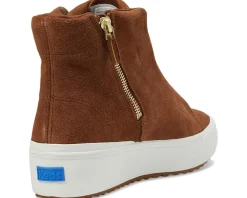 Keds Remi Mid Bootie Chestnut Suede Clearance
