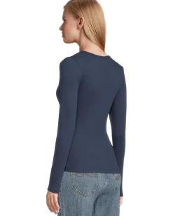 Michael Stars Remi V-Neck Tee Nocturnal Clearance