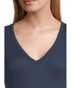 Michael Stars Remi V-Neck Tee Nocturnal Clearance