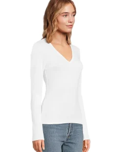 Women Michael Stars Remi V-Neck Tee