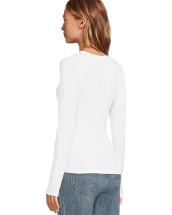 Women Michael Stars Remi V-Neck Tee