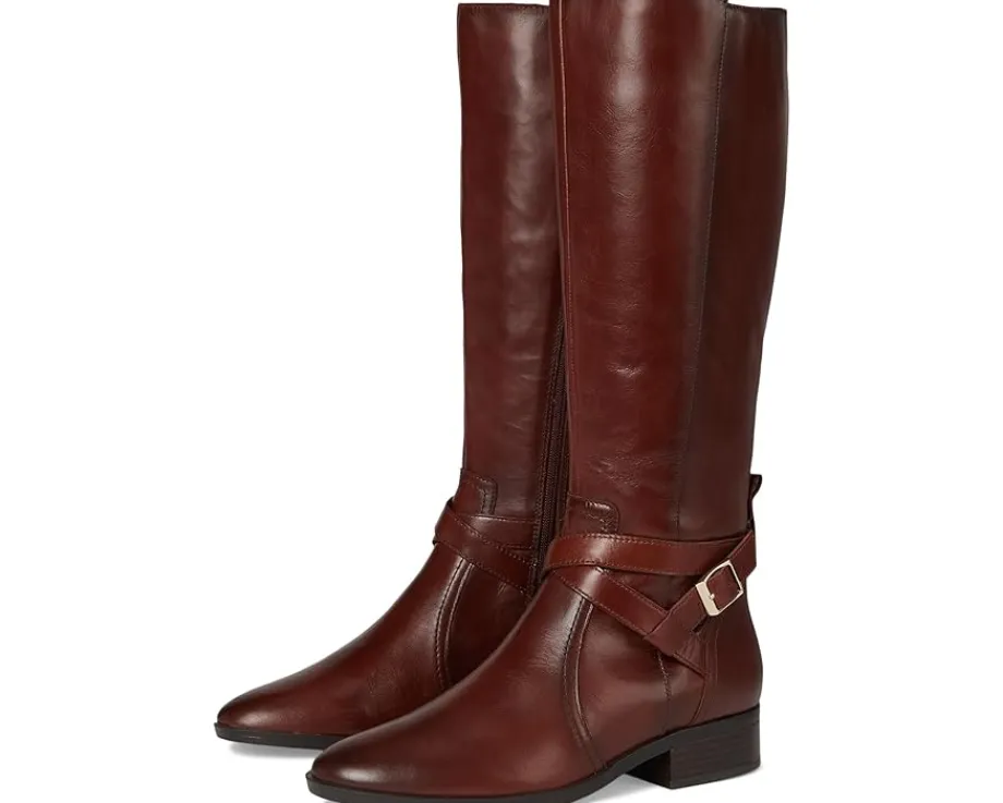 Naturalizer Rena2 Boots Deep Saddle Brown Leather Best