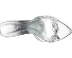 Schutz Renee Mule Prata Sale
