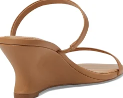 Madewell Rhea Wedge Heel Amber Brown Hot