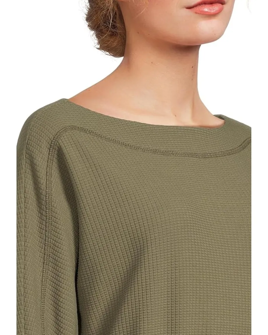 Women Lilla P Rib Trim Seamed Top