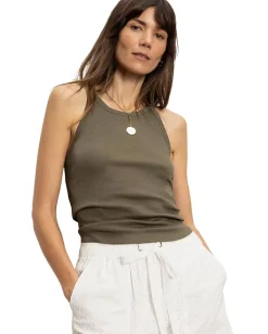 Women Sanctuary Ribbed Racer Tank