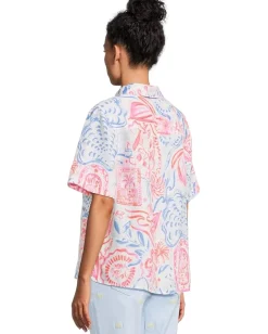 Lilly Pulitzer Ridoc Top Resort White Sun Sea Sand Sale