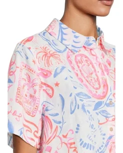Lilly Pulitzer Ridoc Top Resort White Sun Sea Sand Sale