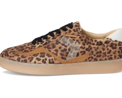 Dr. Scholl's Right On Lace-Up Shoes Leopard Animal Print Clearance
