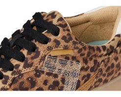 Dr. Scholl's Right On Lace-Up Shoes Leopard Animal Print Clearance
