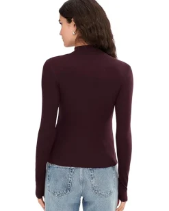 Women AllSaints Rina Long Sleeve Roll Neck