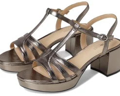 LifeStride Rio Pewter Grey Faux Leather New