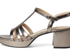 LifeStride Rio Pewter Grey Faux Leather New