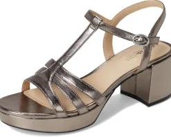 LifeStride Rio Pewter Grey Faux Leather New