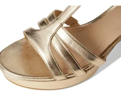 LifeStride Rio Platino Gold Faux Leather Sale