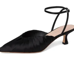 Loeffler Randall Rio Smocked Kitten Heel Black Outlet