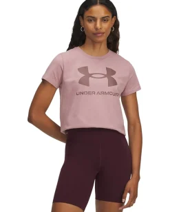 Women Under Armour Rival Logo Short Sleeve T Shirt