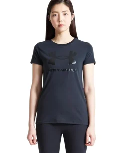 Under Armour Rival Logo Short Sleeve T Shirt Black/Black Sale