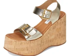 Steve Madden River Gold Leather Clearance