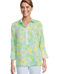 Women Lilly Pulitzer Riverlyn Pieced Print Tunic