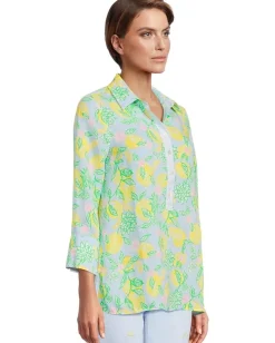 Women Lilly Pulitzer Riverlyn Pieced Print Tunic